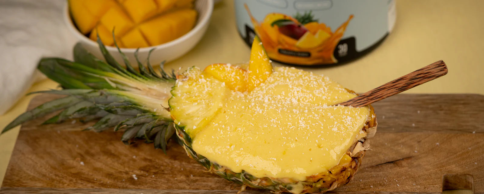 Ananas Mango Bowl Rezept